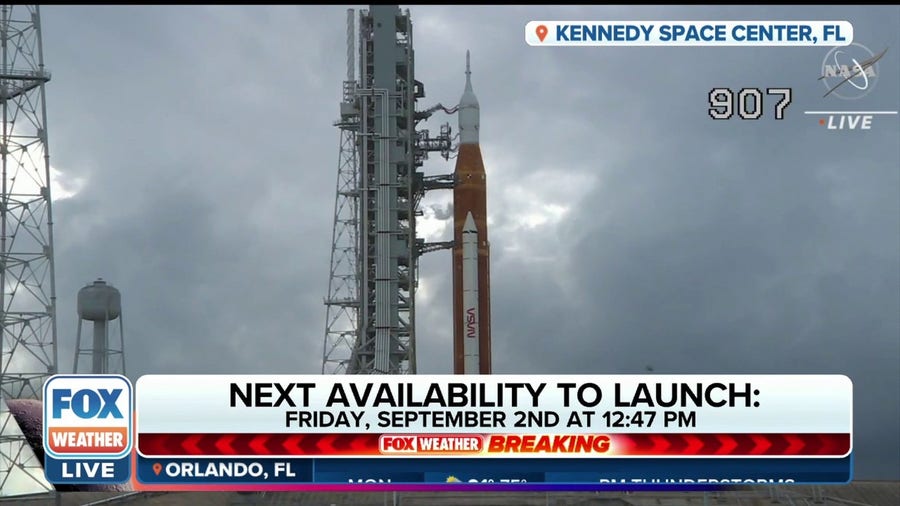 Next availability for Artemis 1 launch is Friday