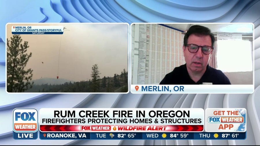 Fueled by summer heat, Rum Creek Fire in Oregon has burned close to 12K acres