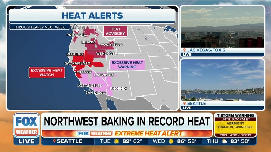 Excessive Heat Watches in place for West Coast