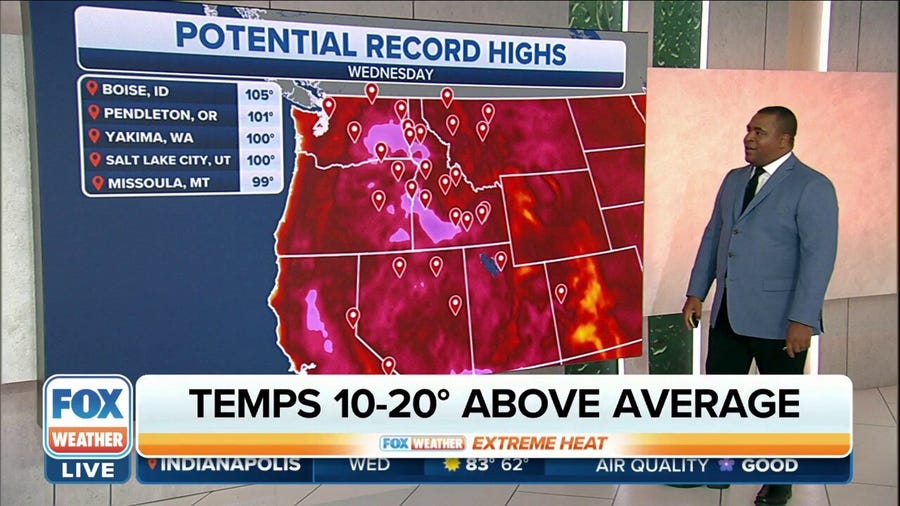 Record-breaking heat wave to continue across Pacific Northwest this week