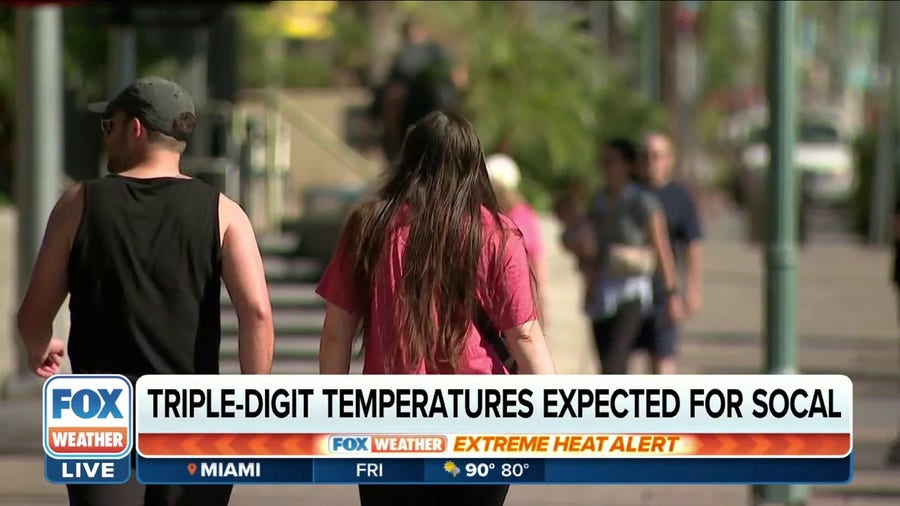 California expected to see triple-digit temperatures through Labor Day weekend
