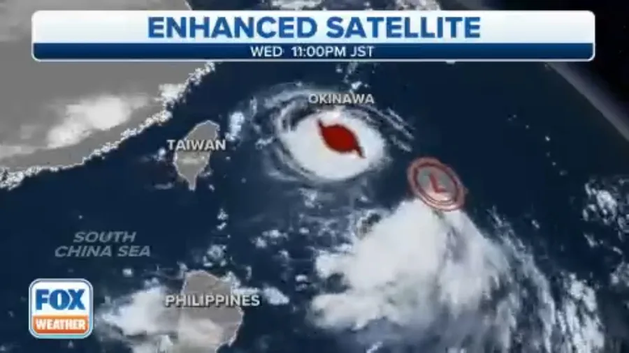 Typhoon Hinnamnor demonstrates the Fujiwhara Effect
