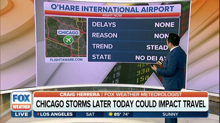 Chicago storms later Saturday could impact travel