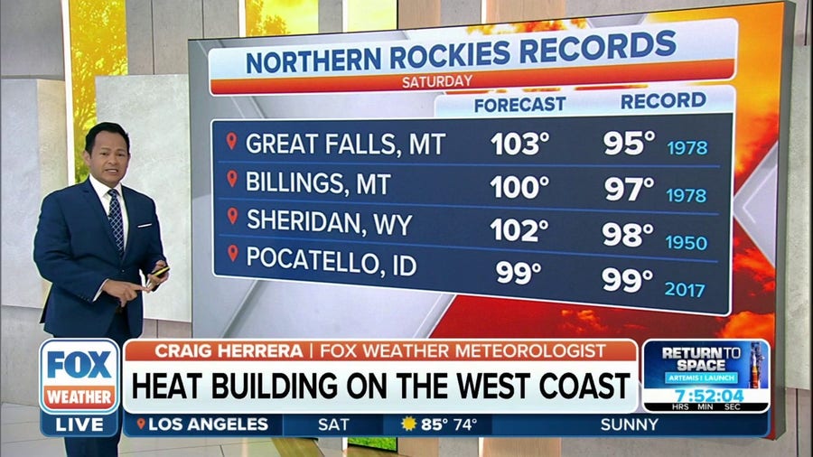 Dangerous heat takes hold on West Coast