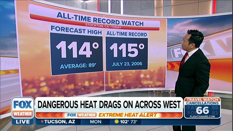 Heat wave brings dangerous heat to west coast