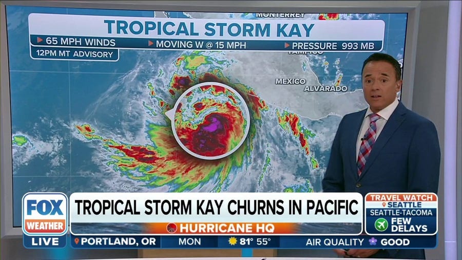 Tropical Storm Kay Update