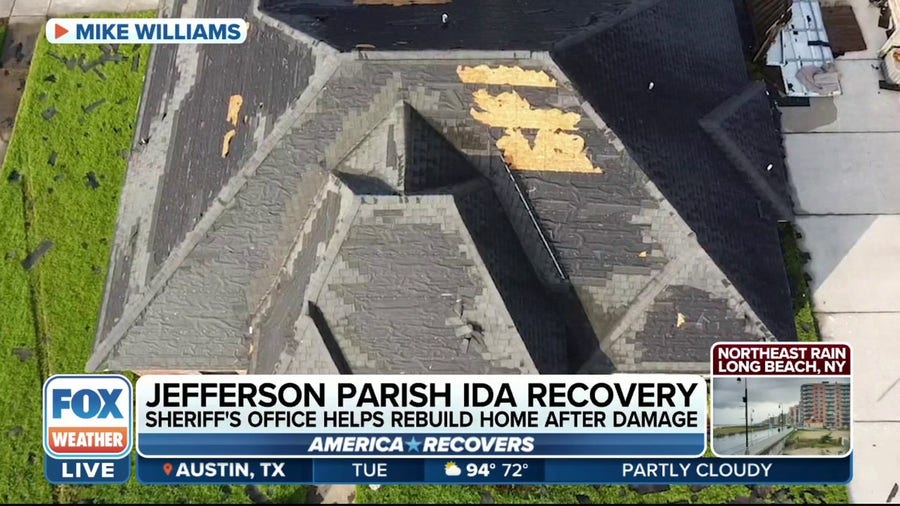 Jefferson Parish Sheriff's Office helps rebuild own detective's home after Ida damage