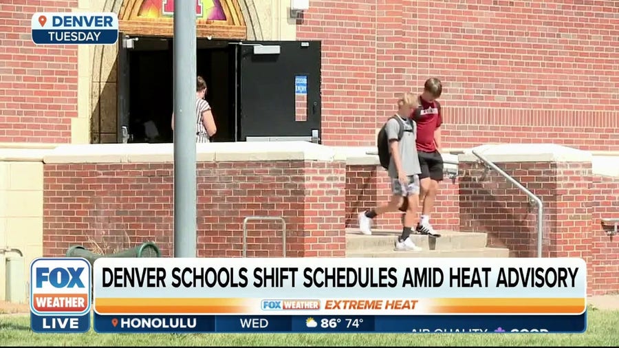 Denver schools shift schedules amid extreme heat