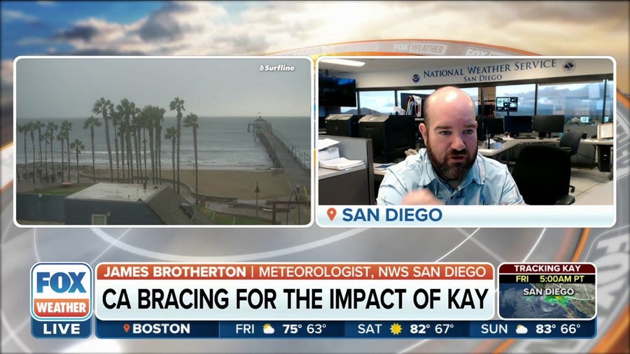 Southern California bracing for Kay's remnants 