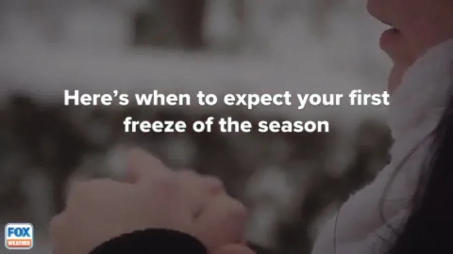 When To Expect Your First Freeze Of The Season | Latest Weather Clips ...