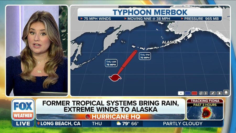 Hurricane-force winds expected as remnants of typhoon barrel toward Alaska