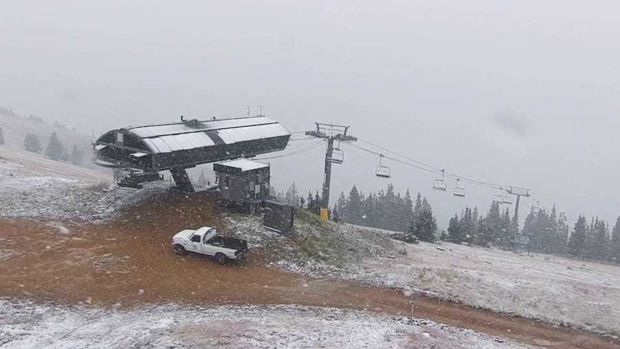 Copper Mountain ski resort in Colorado sees first snow