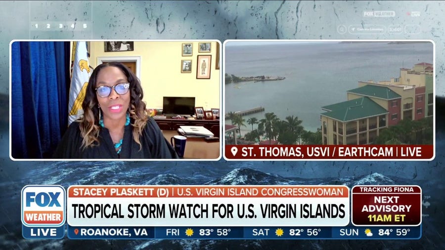 U.S. Virgin Islands prep for Tropical Storm Fiona's arrival this weekend