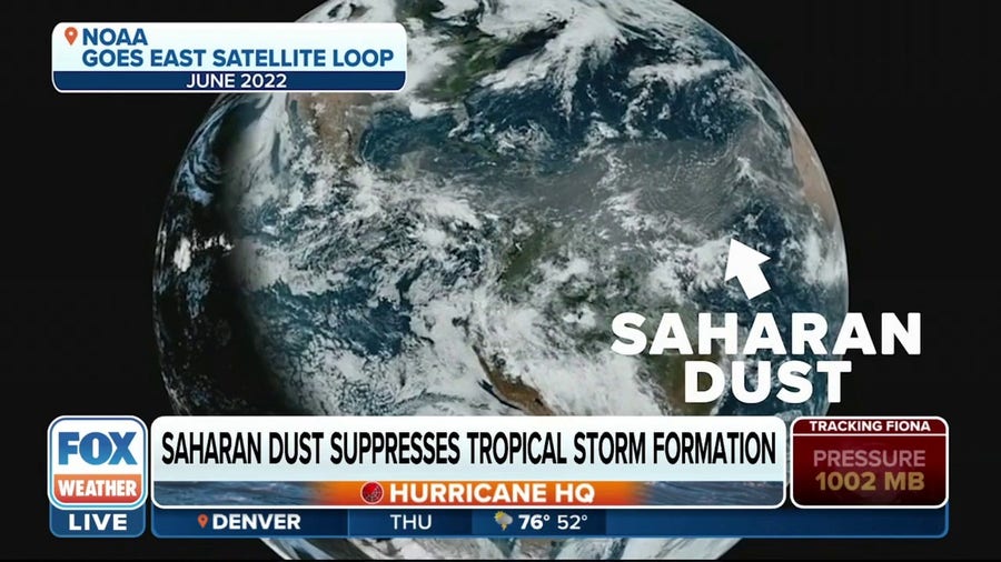 Saharan dust has led to a slow start to hurricane season thus far