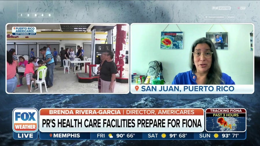 Puerto Rico's health care facilities prepare for Tropical Storm Fiona