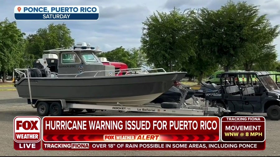 Conditions to deteriorate across Puerto Rico as Tropical Storm Fiona inches closer