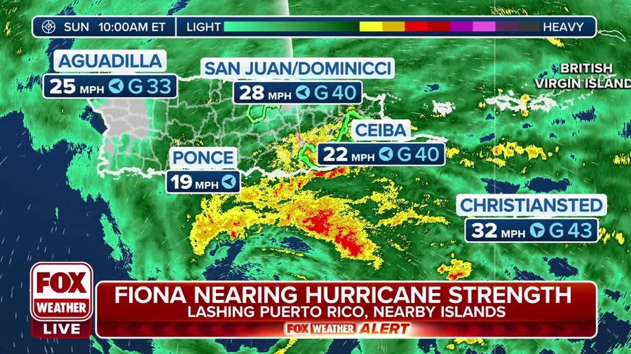 FOX Weather Hurricane Specialist Bryan Norcross breaks down latest information on Tropical Storm Fiona