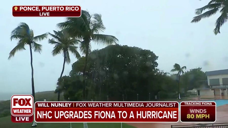 Power outages skyrocketing in Puerto Rico as Hurricane Fiona moves closer to the island