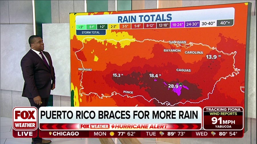 Hurricane Fiona continues to impact Puerto Rico