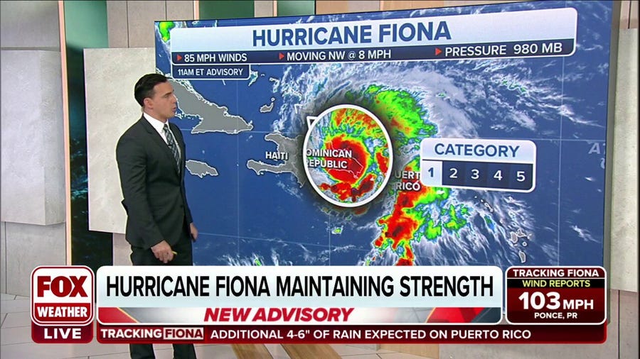 Hurricane Fiona Continues to Maintain Strength