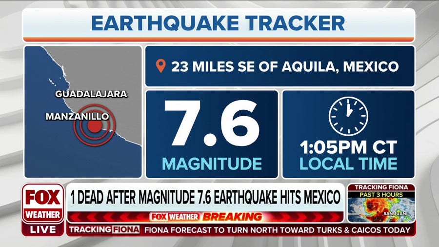 Mexico earthquake leaves at least one dead