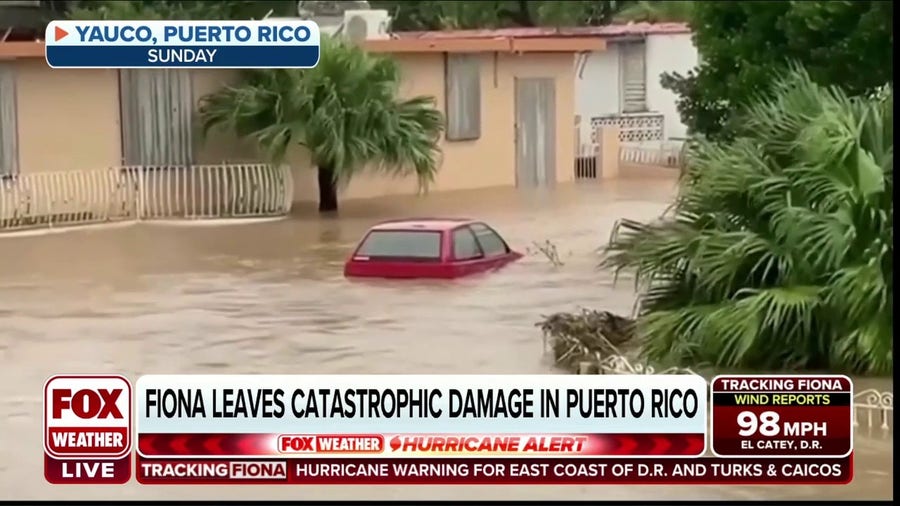 'Catastrophic flooding' along eastern, southern parts of Puerto Rico