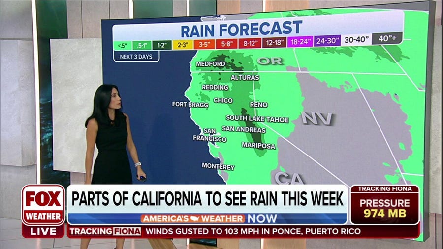 Flood alerts in California through Tuesday evening