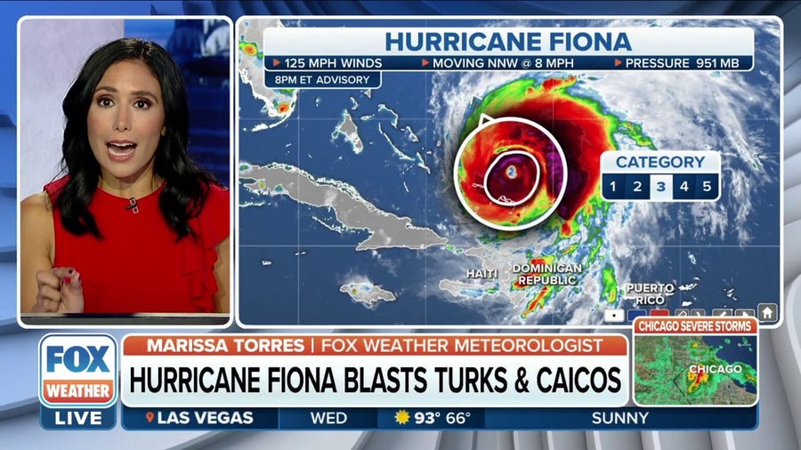 Hurricane Fiona intensifies as it moves towards Bermuda