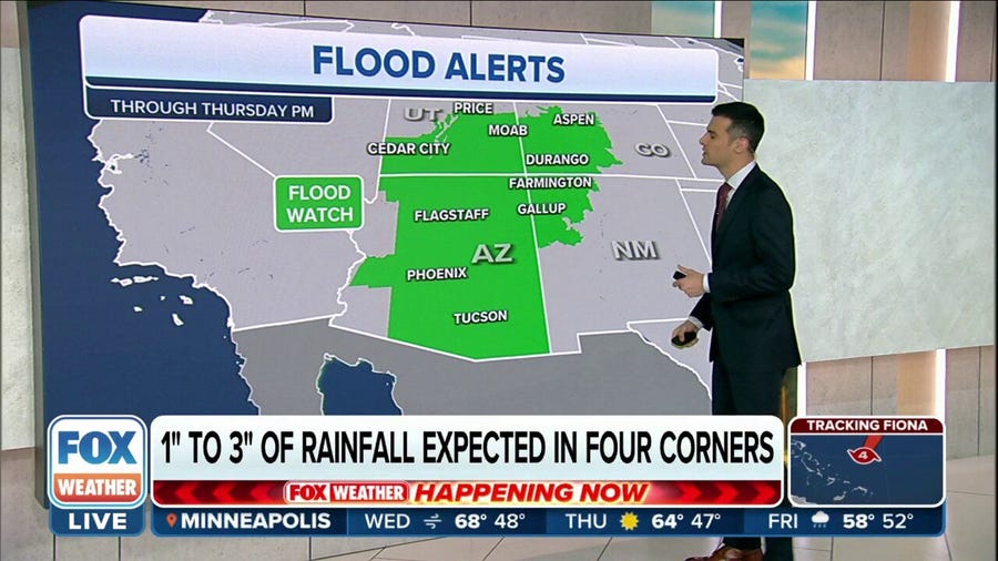 Four Corners under significant flood threat