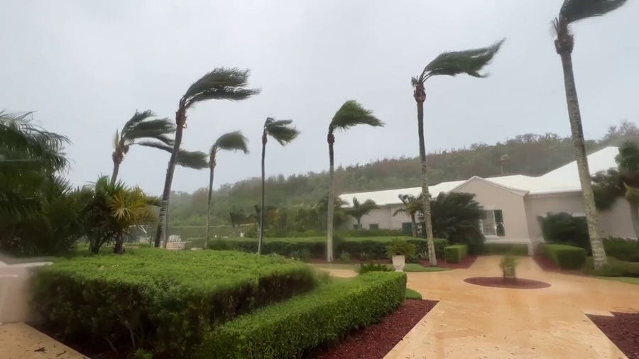Hurricane Fiona pounds Bermuda with intense wind, rain