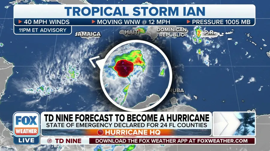 Tropical Storm Ian Forms in Caribbean 
