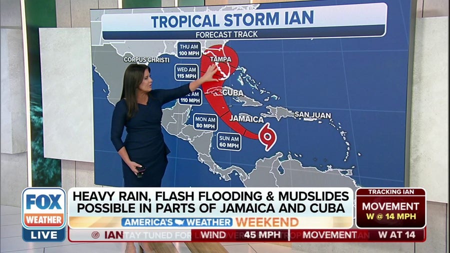 Tropical Storm Ian is a definite threat to Florida