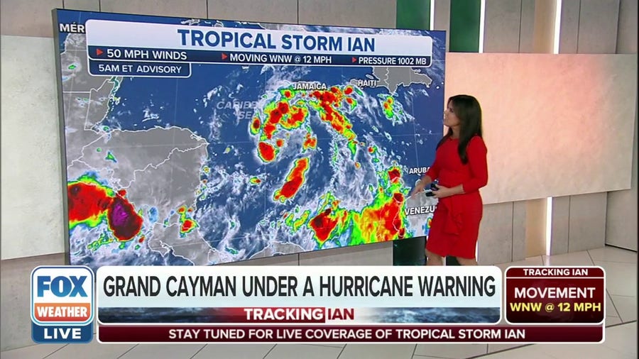 Tropical Storm Ian to rapidly strengthen into hurricane on Sunday