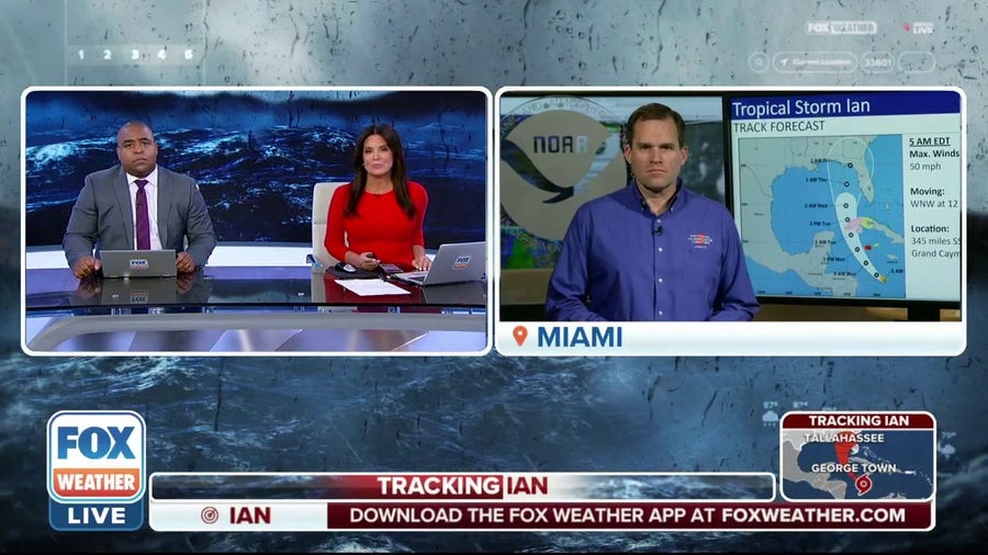 National Hurricane Center joins FOX Weather to discuss biggest concerns with Tropical Storm Ian