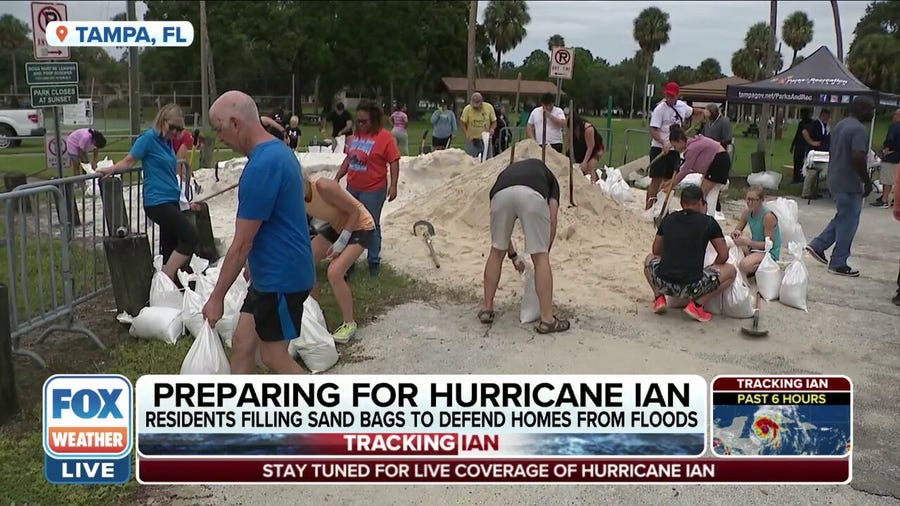 Residents bracing for impacts from Hurricane Ian in Tampa, Florida