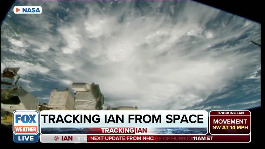 Watch: Timelapse shows Hurricane Ian's track from space
