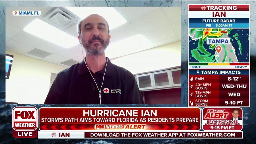 Red Cross preps for Hurricane Ian