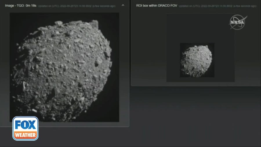 NASA DART spacecraft sees asteroid Dimorphos before impact