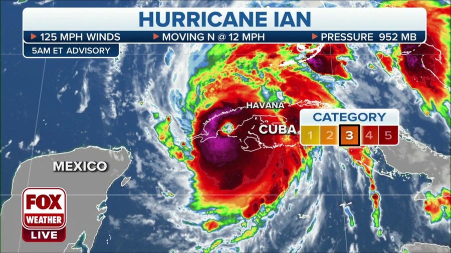 Hurricane Ian reaches major hurricane status as Category 3 storm ...