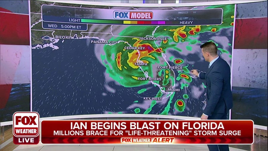 Hurricane Ian expected to bring 'life-threatening' storm surge to Florida's Gulf Coast