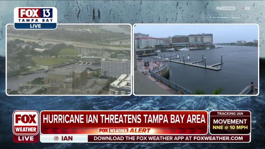 Hurricane Ian threatening Tampa Bay area as it continues to strengthen
