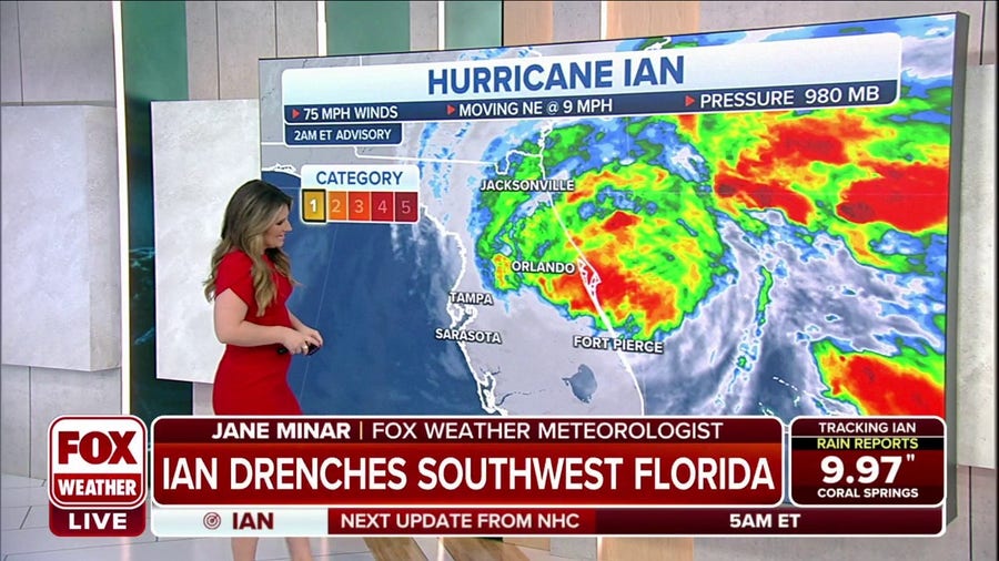 Hurricane Ian remains Category 1 storm