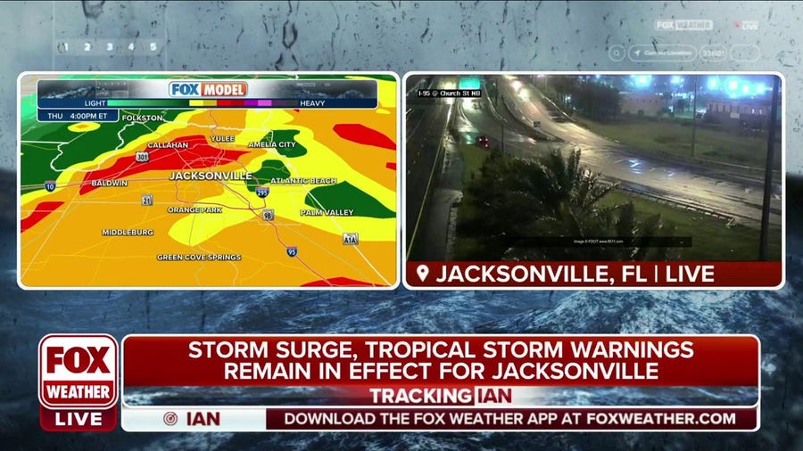 Hurricane Ian’s strong winds, heavy rain to impact Jacksonville Thursday