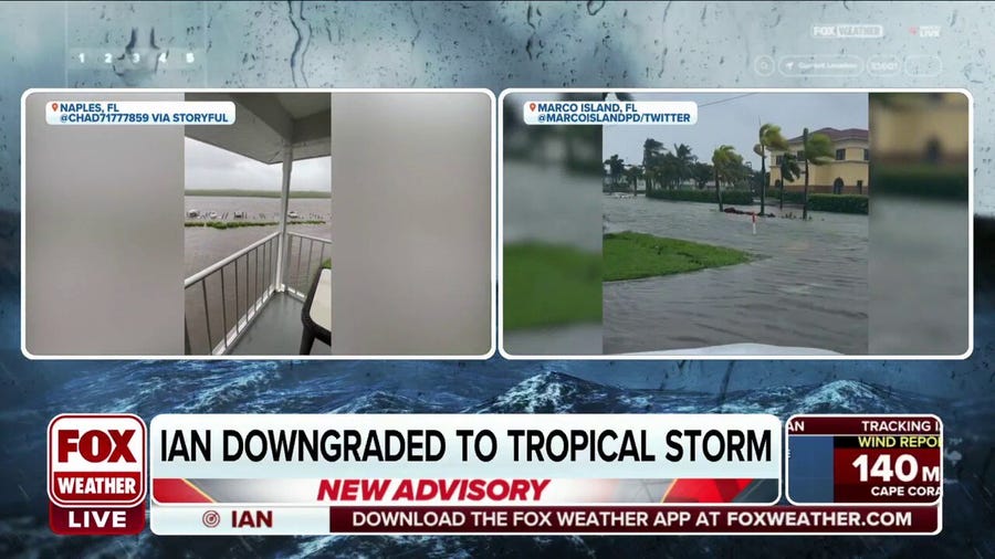 Storm surge from Ian brings significant flooding to southwest Florida