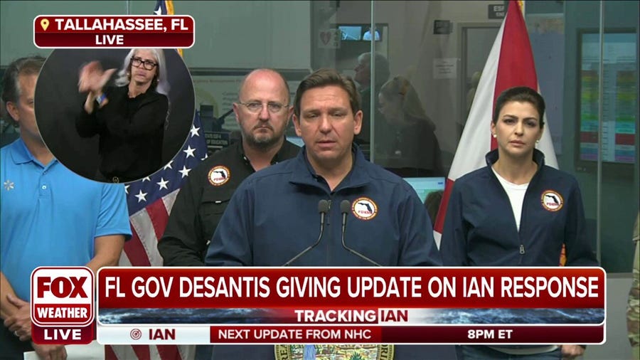 Florida Gov. Ron DeSantis provides update following Hurricane Ian