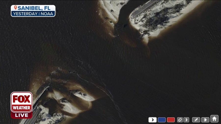 Satellite images show the devastation from Hurricane Ian in Fort Myers and Sanibel
