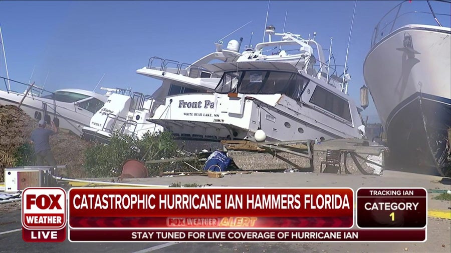 'Nothing like this we've ever seen': Marina in Fort Myers in disarray following Hurricane Ian