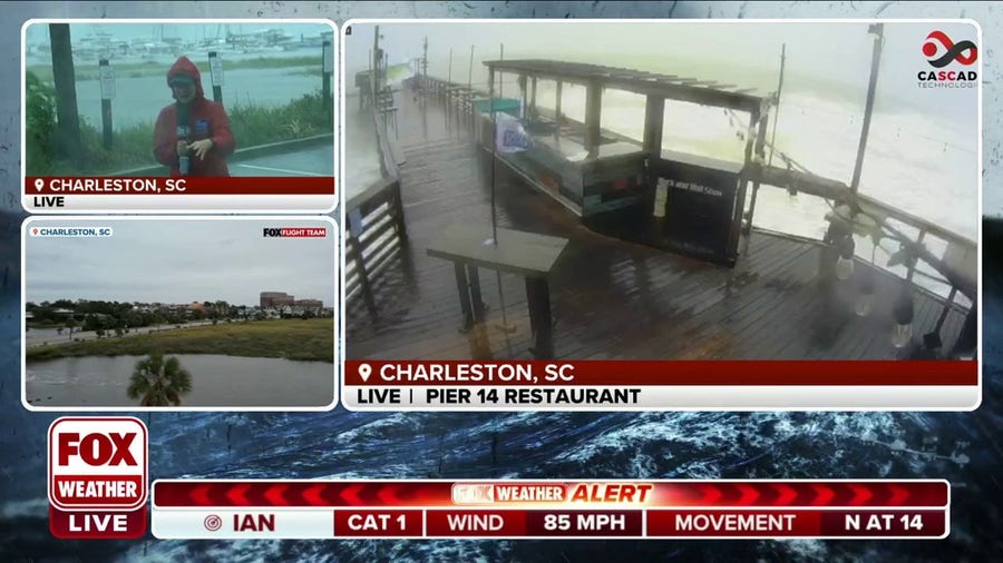 Hurricane Ian nearing Charleston, SC, impacts being felt