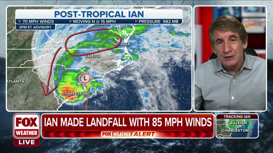 Ian downgraded to post tropical cyclone