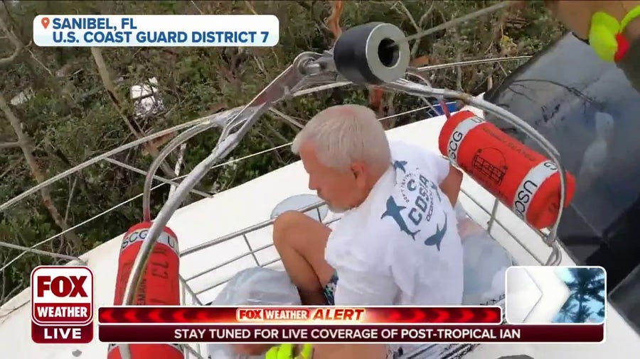 US Coast Guard Rescues Man In Florida From Boat | Latest Weather Clips ...